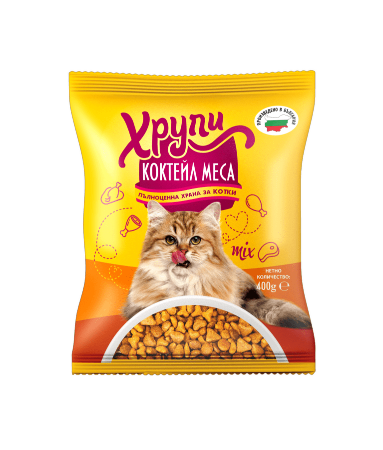 Хрупи Коктейл меса 400 g — за котки