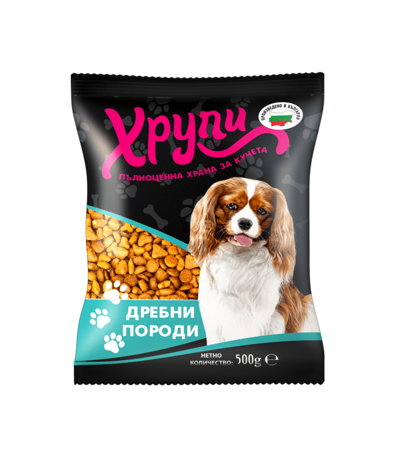 Хрупи Дребни породи 500 g — за кучета